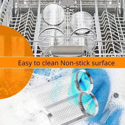 Rotatable Stainless Steel Grill Cage