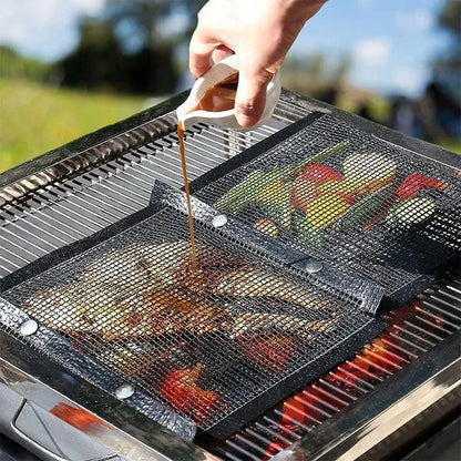 Reusable Non - Stick Mesh Grill Bag