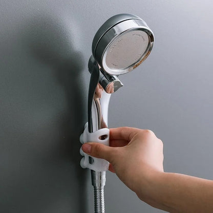 Flexishower - the Flexible Hands - Free Shower Head Holder for More Comfort