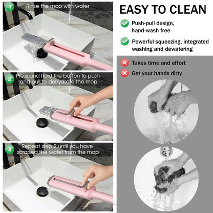 Self - Cleaning Mini Mop - Compact & Efficient