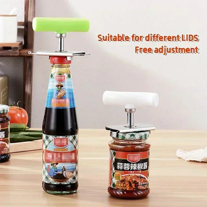Universal Stainless Steel Can Opener - Adjustable for Any Size!