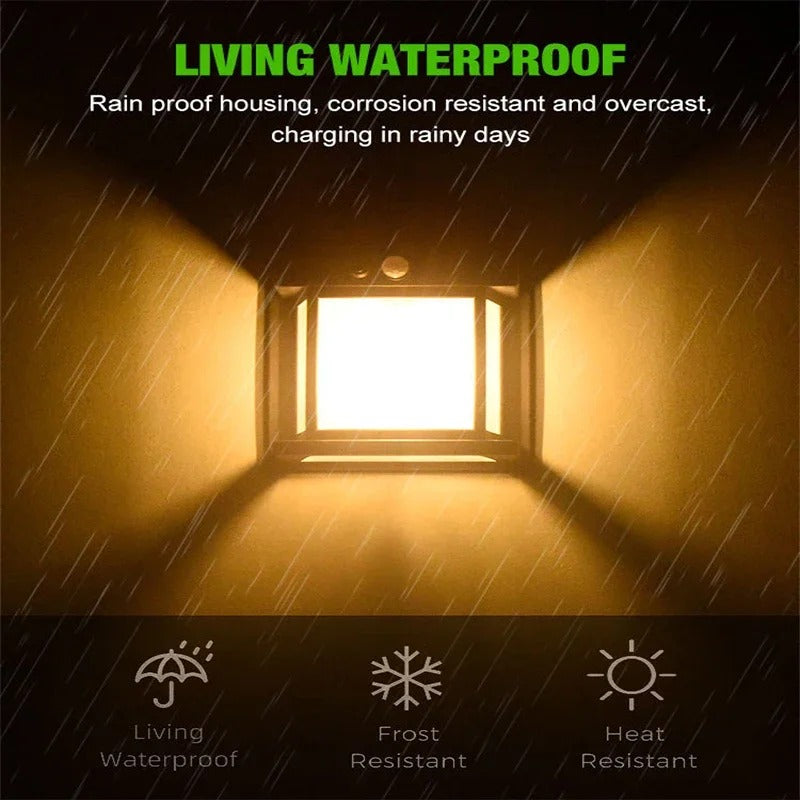 Solar Wall Light with Motion Sensor