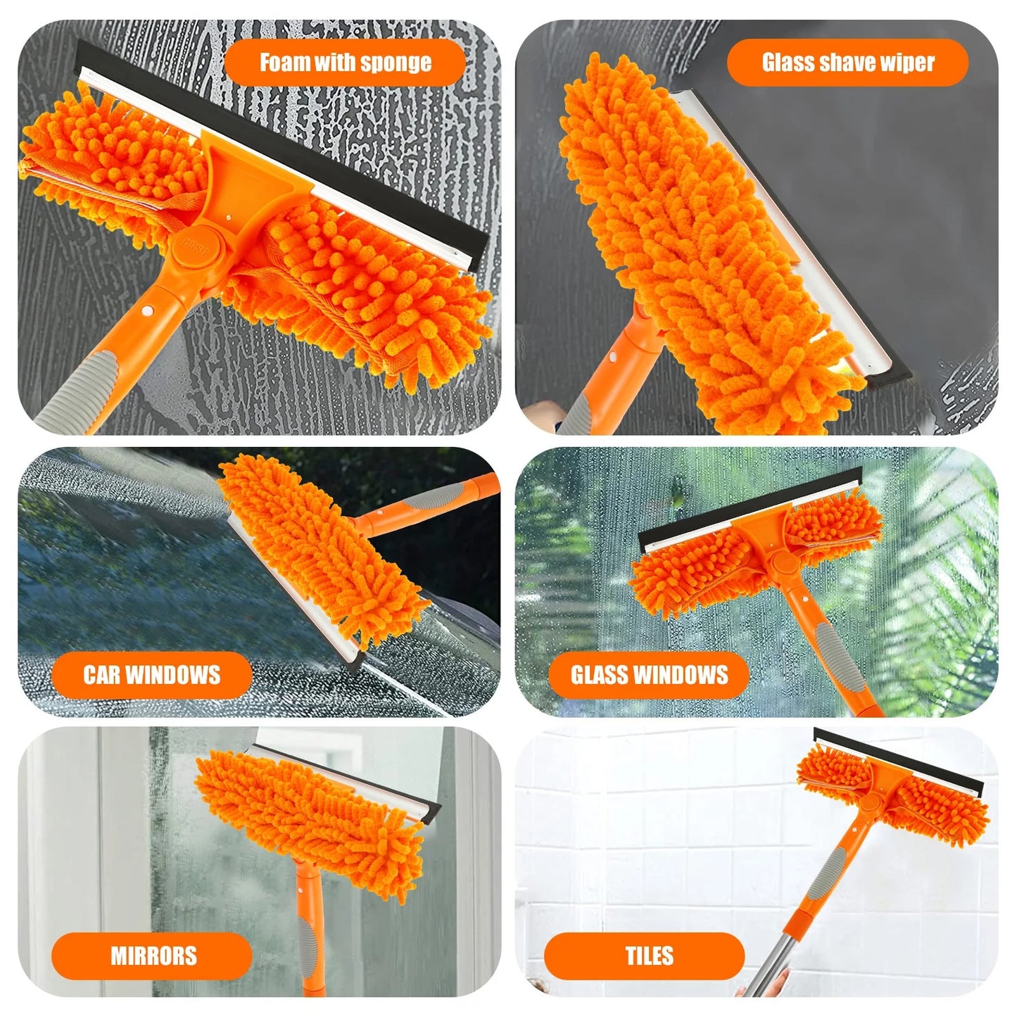 Flexible Ceiling Fan Cleaner - Dust - Free Without Effort
