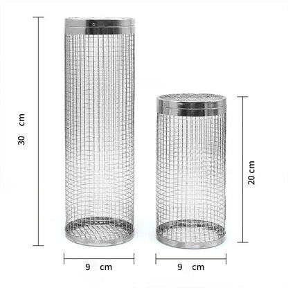 Rotatable Stainless Steel Grill Cage