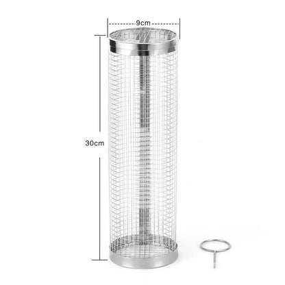 Rotatable Stainless Steel Grill Cage