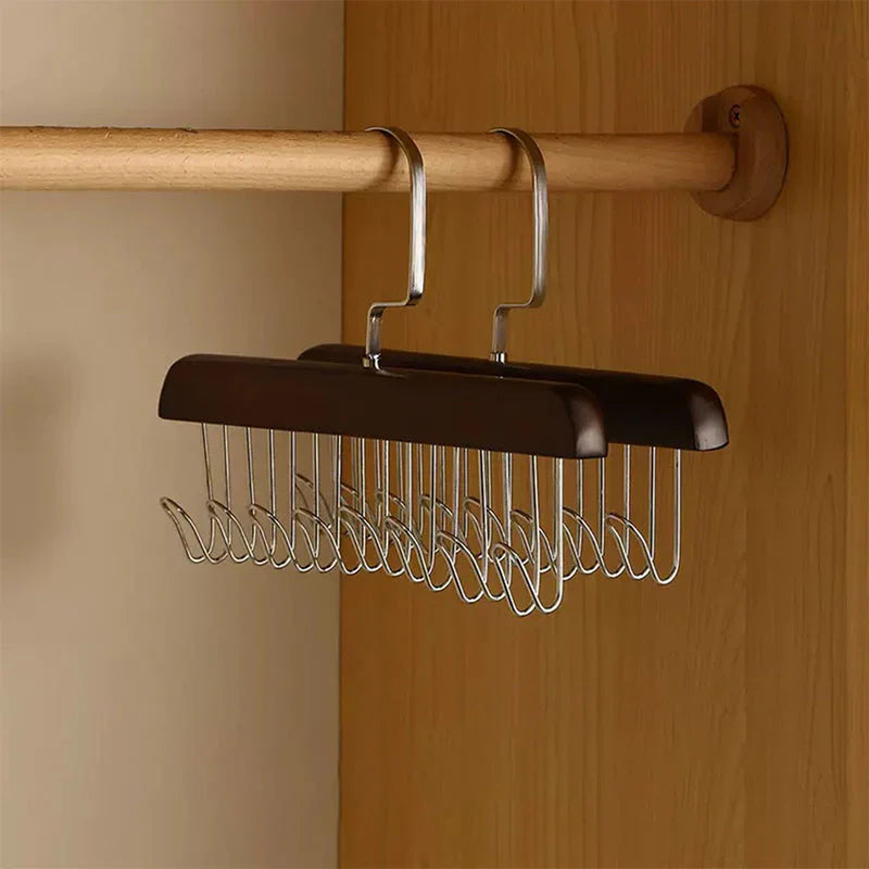 Hook master - Non - Slip Coat Rack with Swivelling Hooks