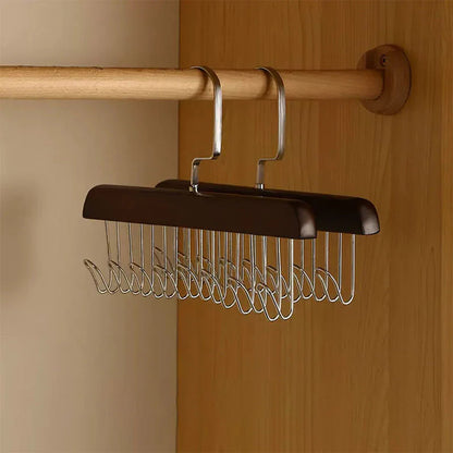 Hook master - Non - Slip Coat Rack with Swivelling Hooks