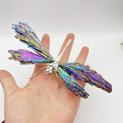 Colourful Crystal Dragonfly Decoration